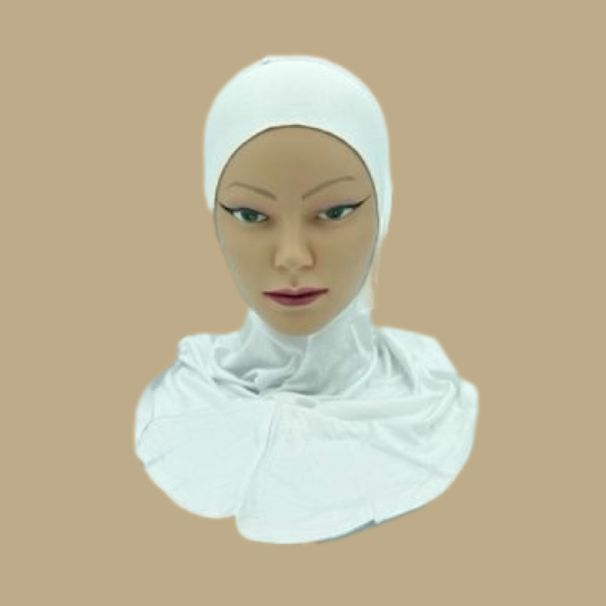 Bonnet de tête femme musulmane, cagoule, hijab soie de médine
