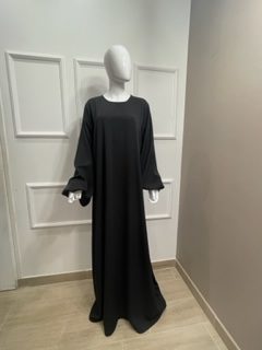 abaya pour les grande femme manche bouffante