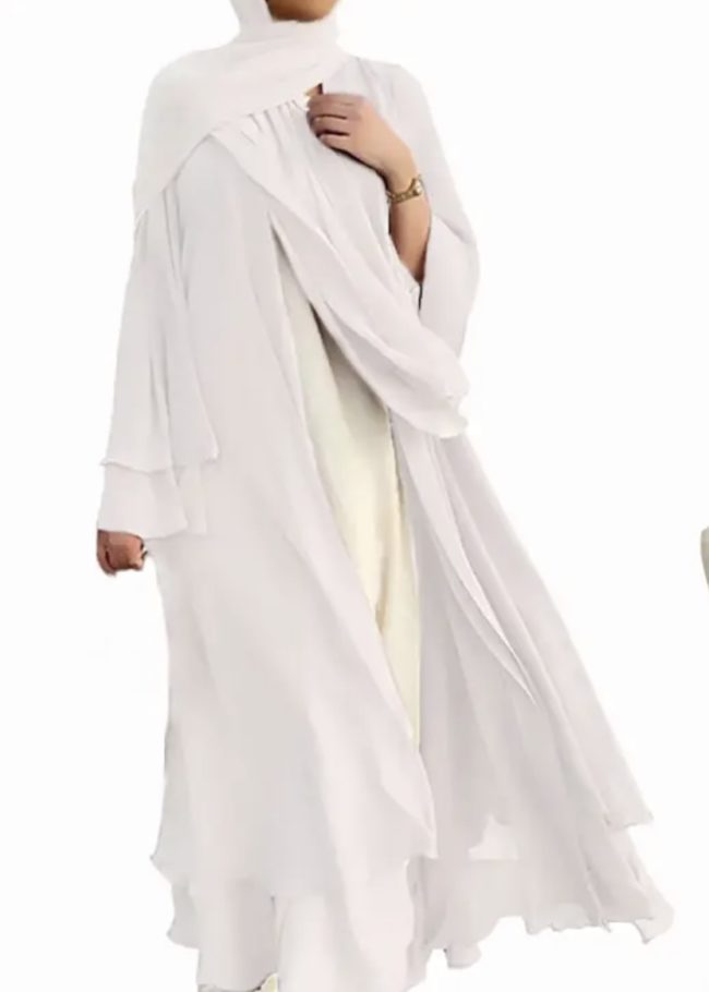 abaya kimoniensemble hivers , femme , abaya moderne , abaya chic, abaya fashion , nouvelle collection