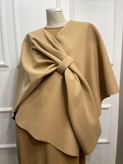 cape pancho hivers manteau foulard